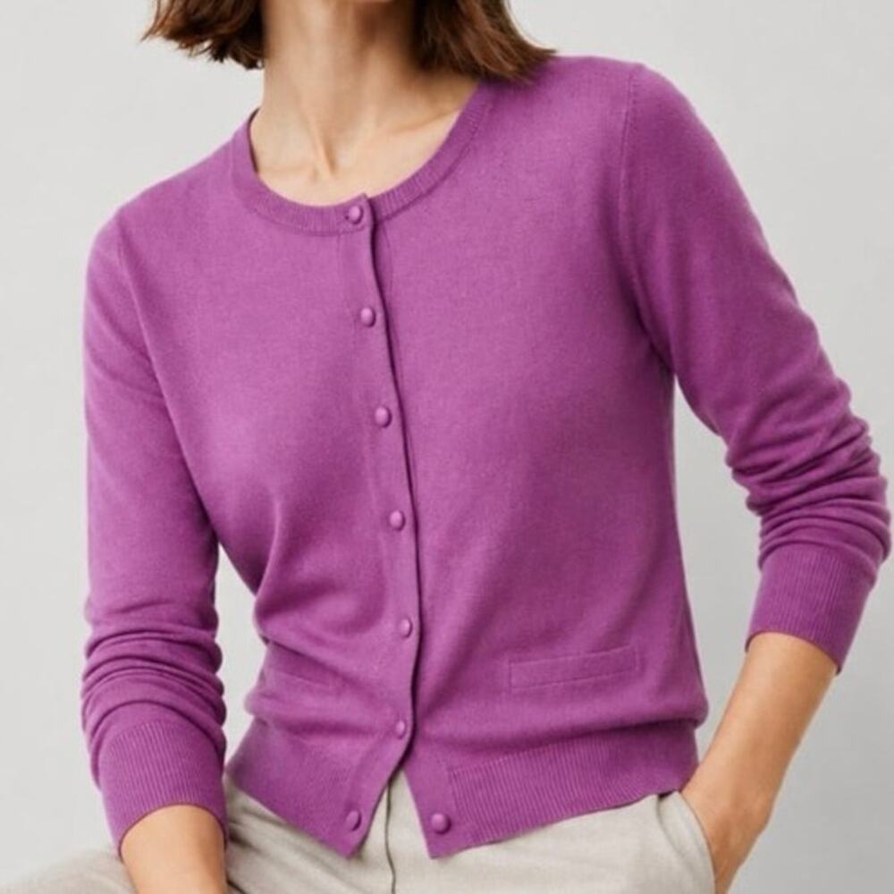 Banana Republic Cardigan Lilac Size Large NWT
